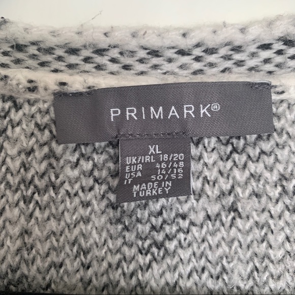 Primark White Leopard Cardigan Size XL - Picture 3 of 5